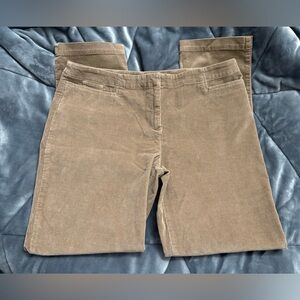 NWT J Jill Classic Slim Fit Narrow Wale Driftwood Corduroy Pants Women’s Sz 14